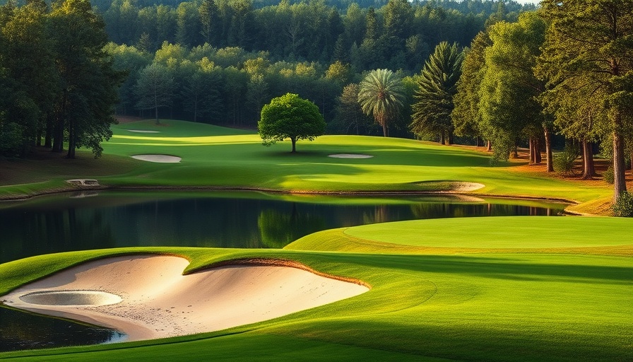 Acris Golf acquires The Woodlands Country Club, scenic golf course view.