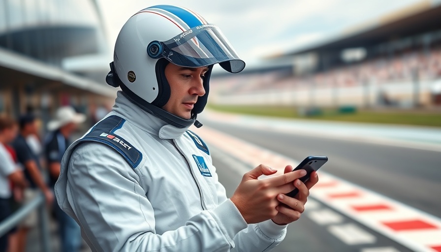 Kyle Larson in racing suit at track for Indy 500 double duty.