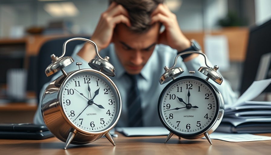 Stressed worker facing unpaid overtime risk in toxic work culture.