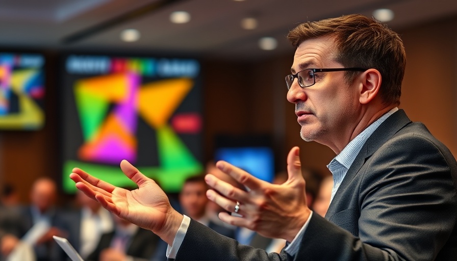 Speaker discusses toxic phrases in the workplace at a conference.