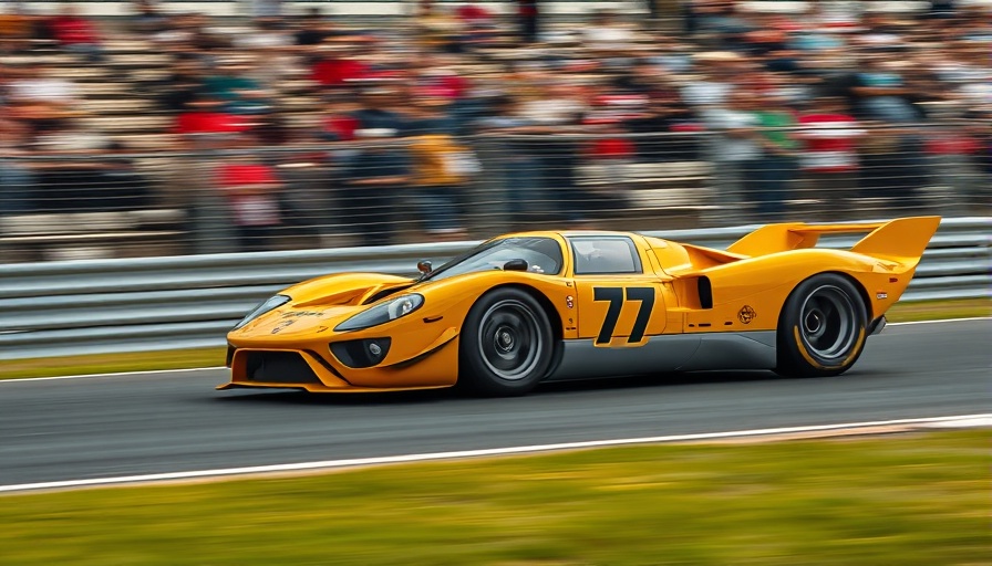 Hocevar wins All-Star Open with vibrant yellow racing car number 77.