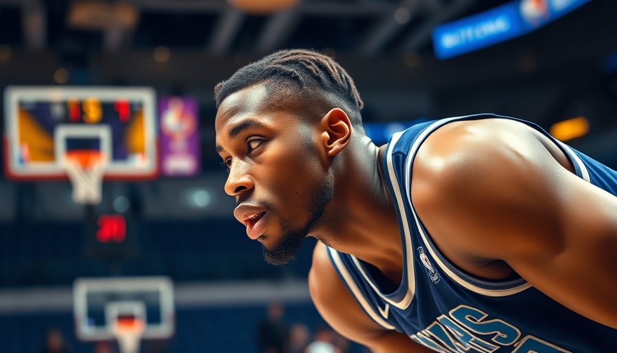NBA player in action during playoff game.