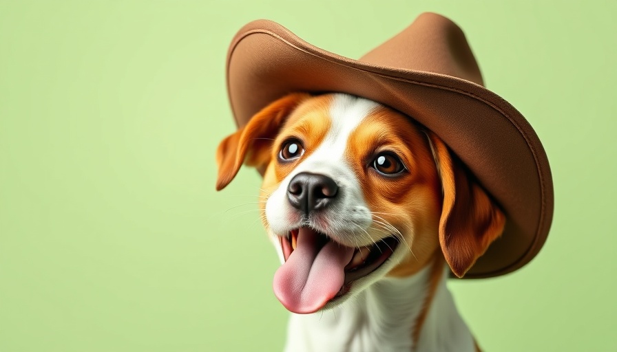 Charming dog with cowboy hat, best pet insurance in Texas theme