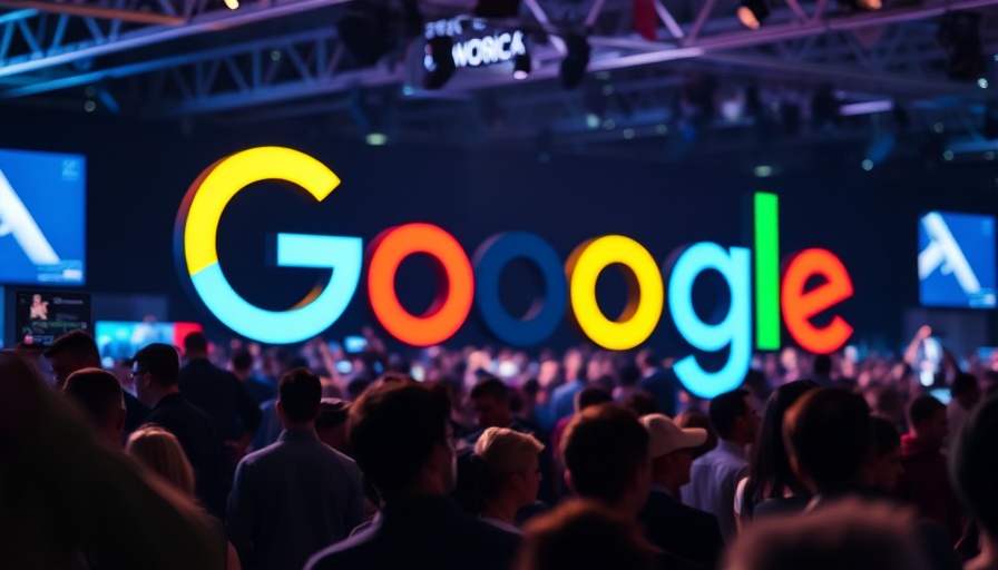 Google logo at tech event, crowd focused, rules for sexual wellness products