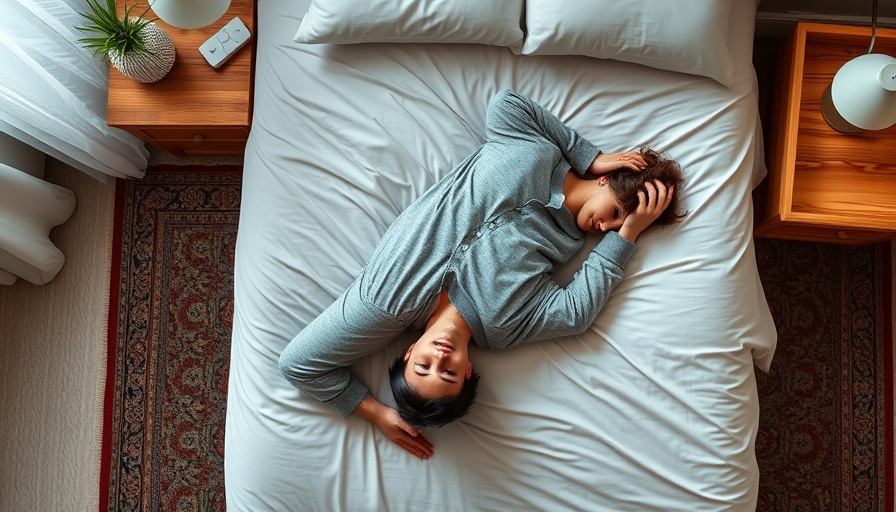 Person in pajamas face-down on bed, cozy bedroom, Sleep Meditation for Better Sleep.