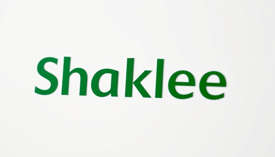 Shaklee logo with green text, emphasis on branding.