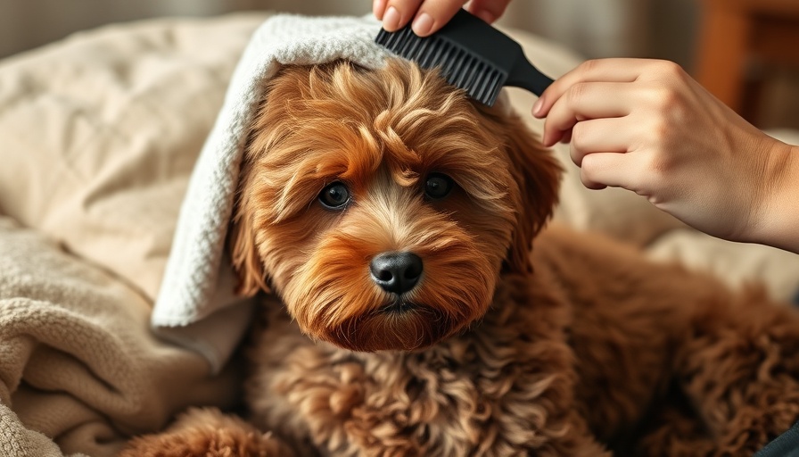 Dog grooming advice to keep pets clean and healthy, pet grooming session.