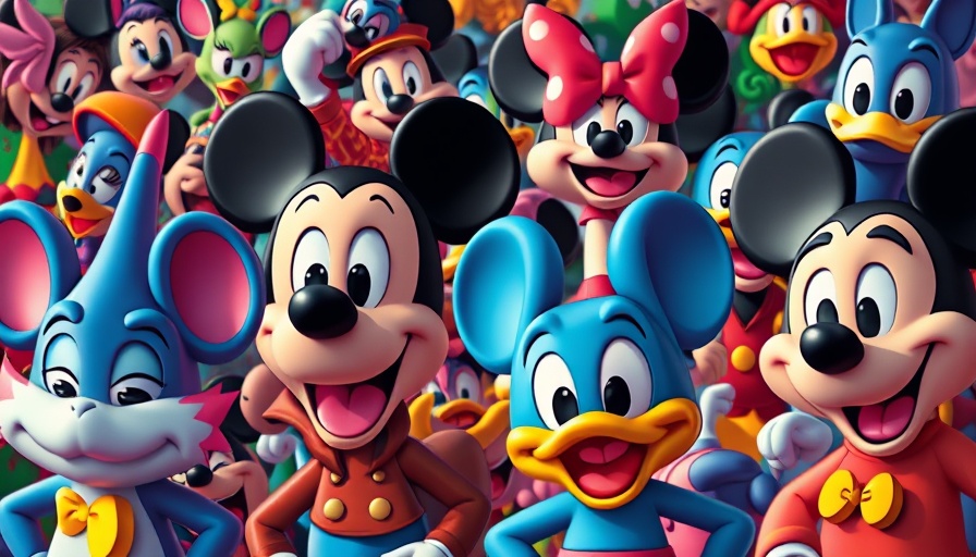 Forgotten Disney games characters collage in retro style.