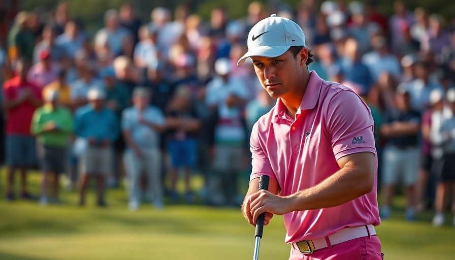 Scottie Scheffler focusing during Memorial Tournament lead.
