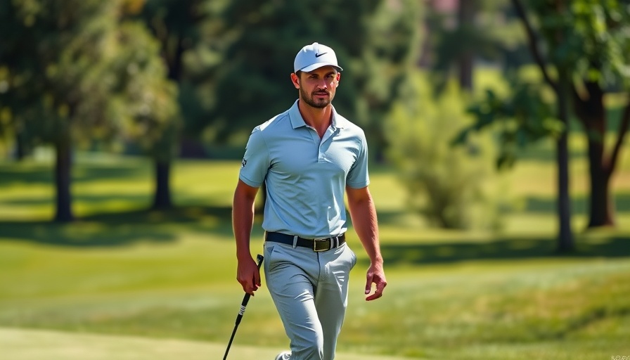 Golfer experiencing U.S. Open qualifying on a sunny course.