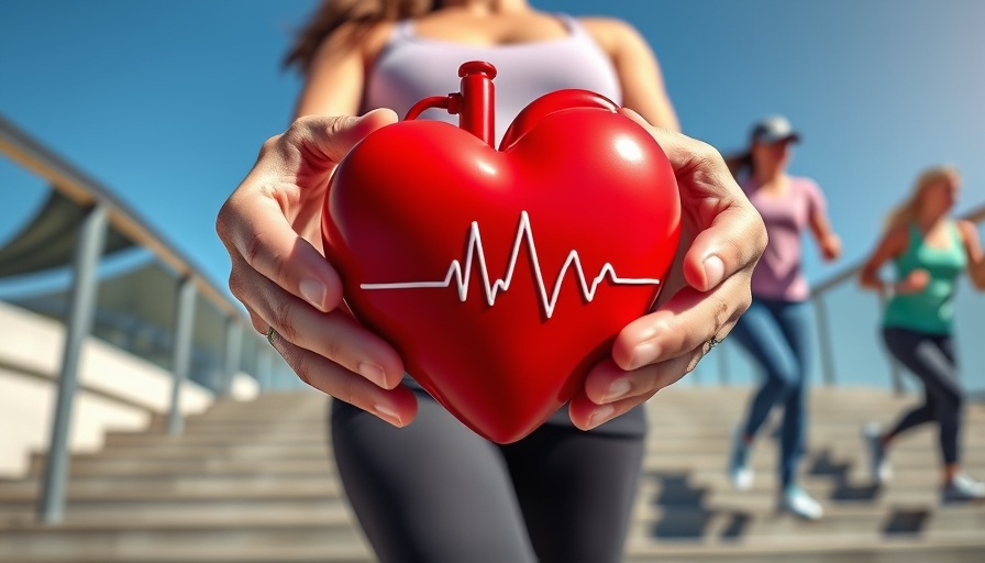 Symbolic heart model and active lifestyle for lower heart attack risk.
