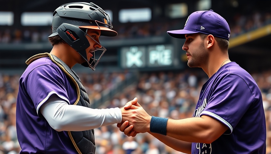 Rockies players celebrating win, ending series loss streak.