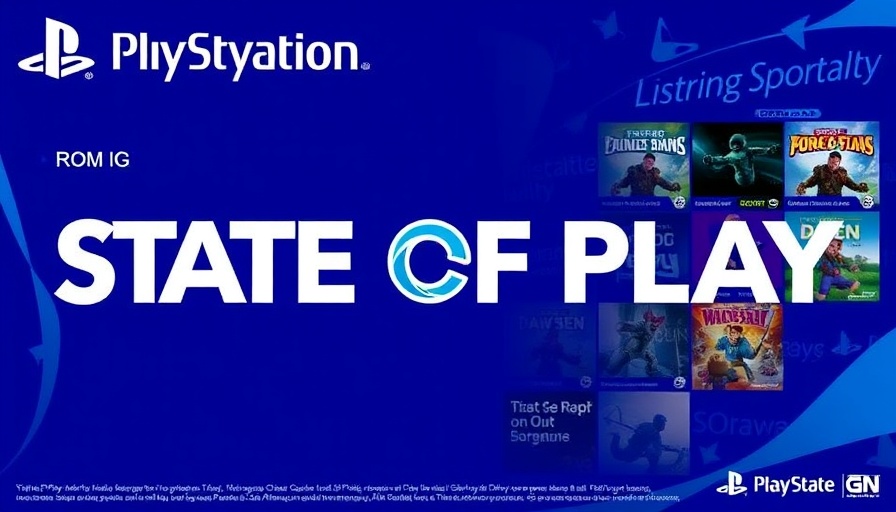 PlayStation State of Play June highlights announcement with game covers.