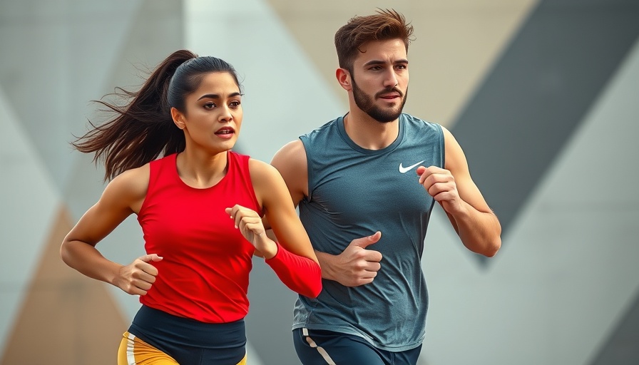 Young couple running, illustrating the benefits of running for longevity