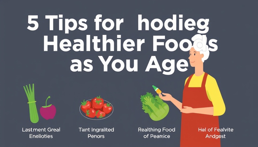 Infographic: 5 Tips for Choosing Healthier Foods as You Age