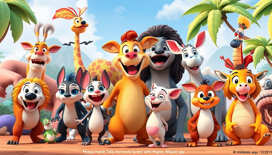 Popular gaming animal characters in dynamic display.