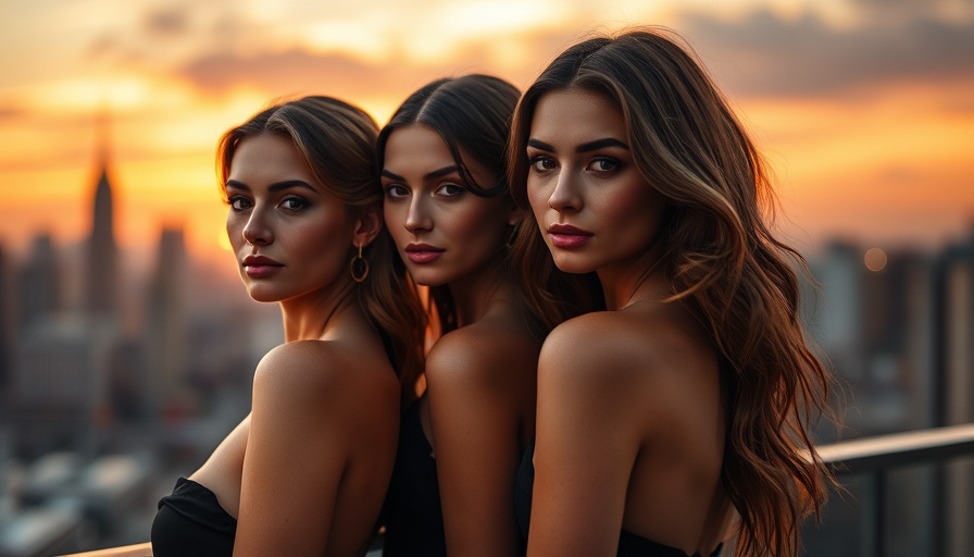 Elegant women balancing style and confidence