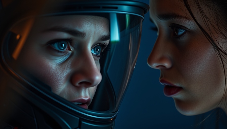 Best Game Reveals at Summer Game Fest 2025: Futuristic helmet and concerned woman.