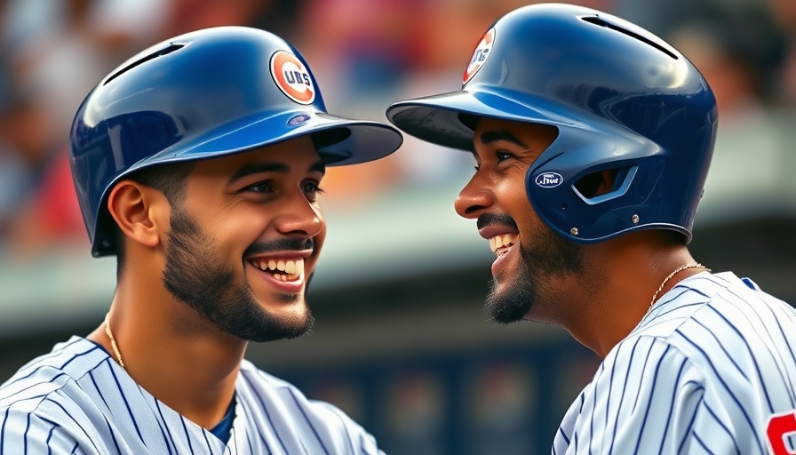 Cubs player smiling in dugout during All-Star voting.