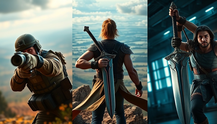 Biggest gaming trends illustrated with three iconic game characters.