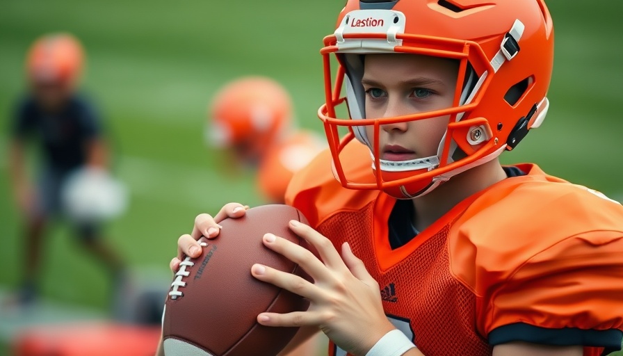 Shedeur Sanders NFL risks during practice in orange uniform on field.