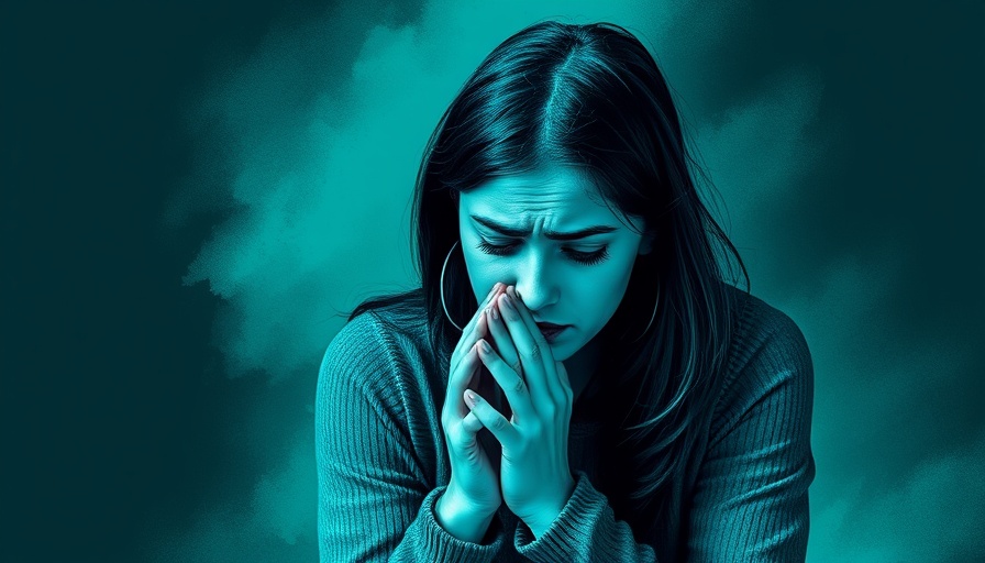 Young woman feeling stressed at work, highlighting young workers' mental health issues.