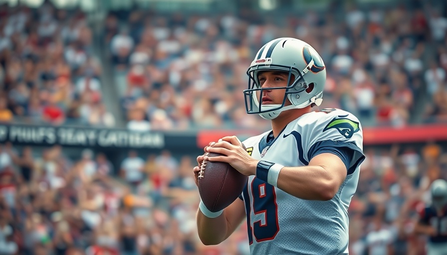 Quarterback in action during game, highlighting 2025 Fantasy Football Rankings excitement.