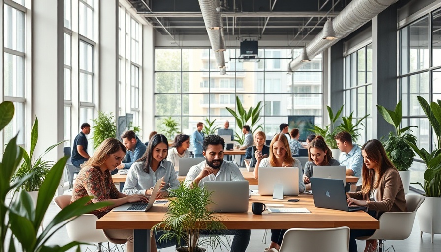 Work life balance for Gen Z, millennials, and Gen X in modern office.