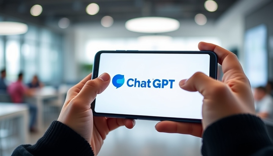Smartphone displaying ChatGPT app in hands, highlighting productivity prompt.