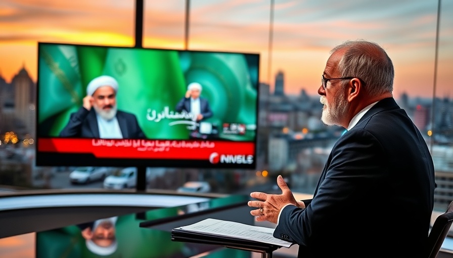 Iran's Supreme Leader on news broadcast about misinformation.