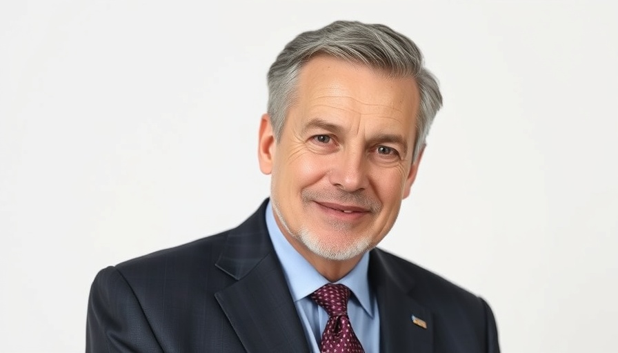 Middle-aged man in a suit showing confidence, highlighting workplace culture.
