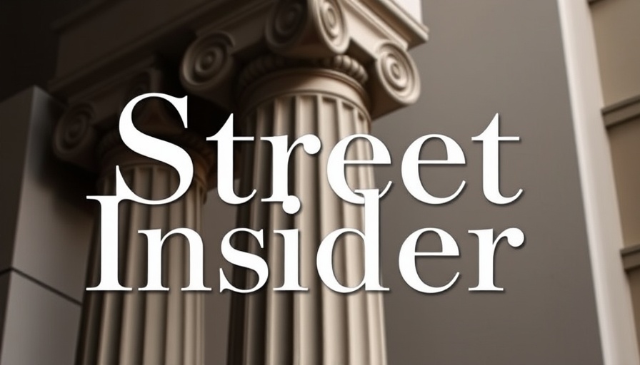 Street Insider logo with architectural element, conservative design