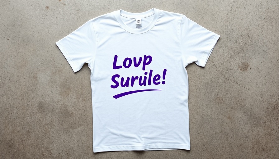 White T-shirt promoting funding for scientific research.