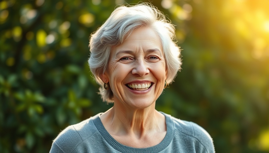Smiling woman outdoors, related to equal pay policies.