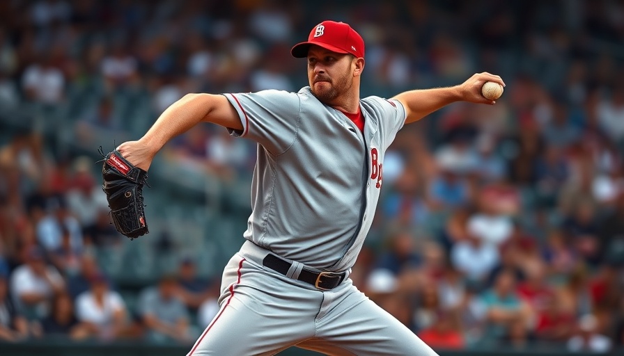 Starting pitcher delivering a pitch in baseball game, analysis for fantasy baseball.