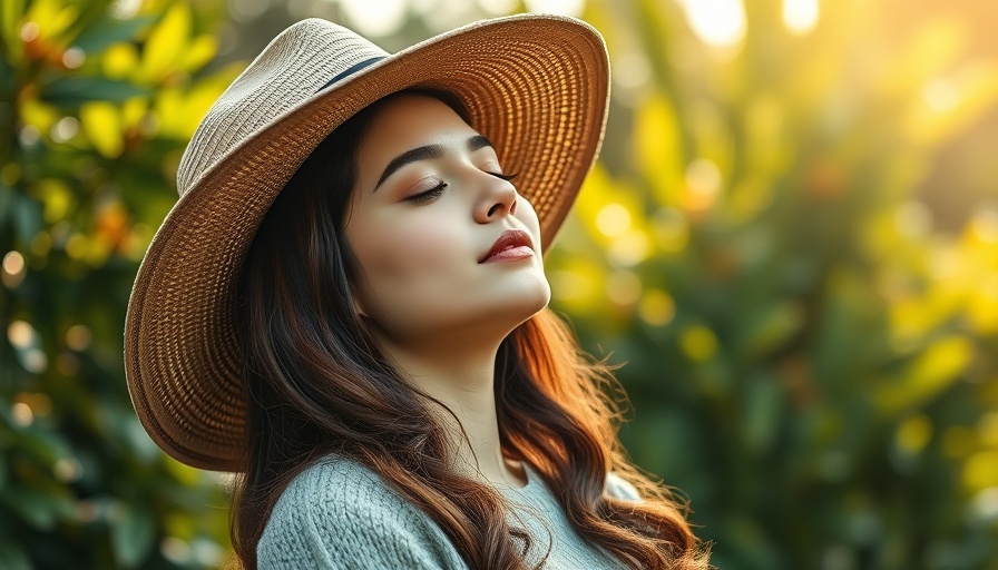 Woman relaxing in a chair outdoors for mental health weekend relaxation.