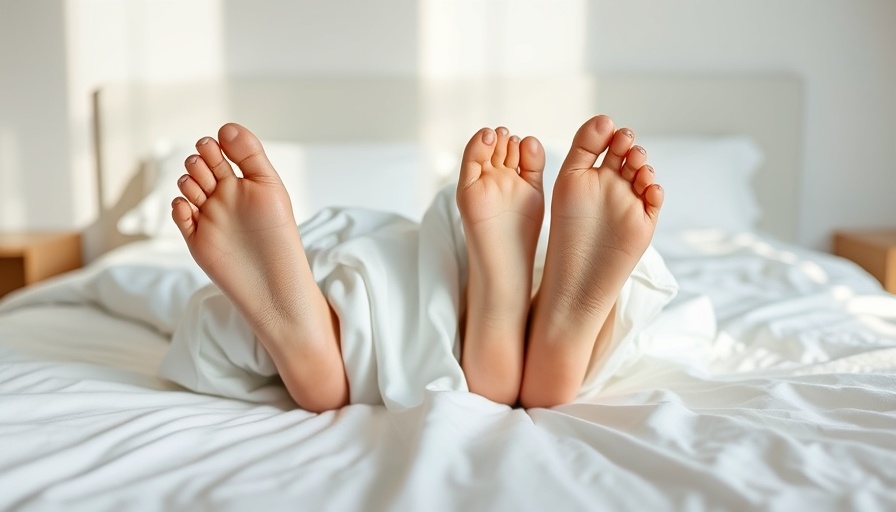 Playful family feet covered with a white sheet in serene bedroom; decline in STI consultations 2024.