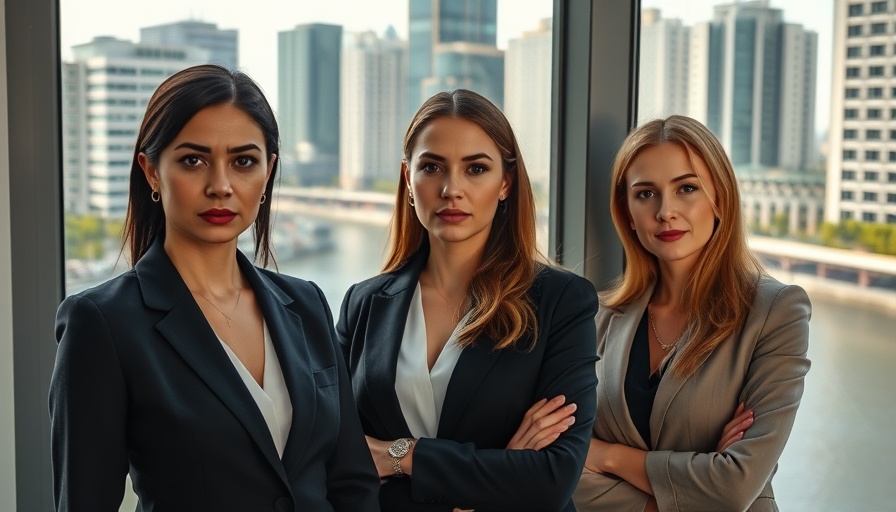 Professional women at a city window, urban background, Online Safety Resource for Children discussion.