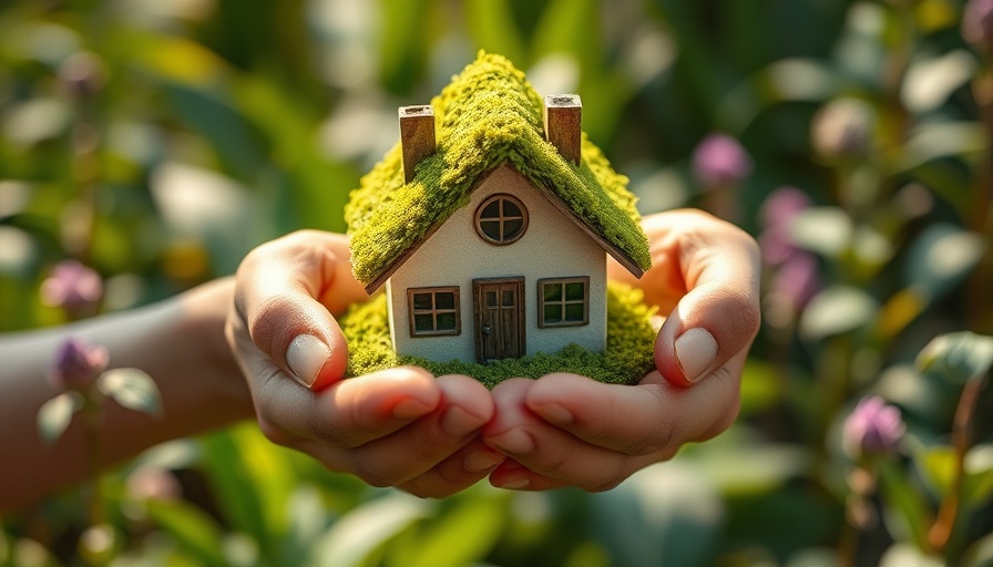 Eco-friendly house model symbolizing Mijn VerbouwPremie application status.