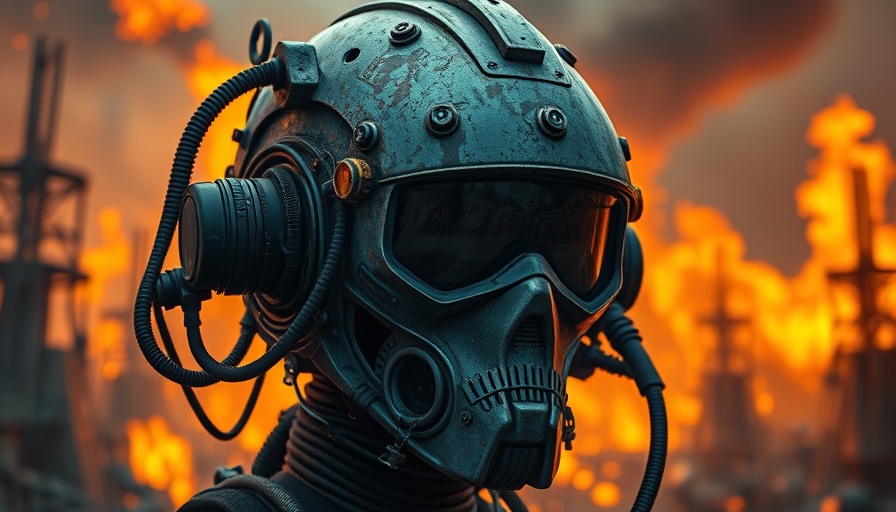 Futuristic helmet on fiery background; Open-World Games HD-2D Remakes