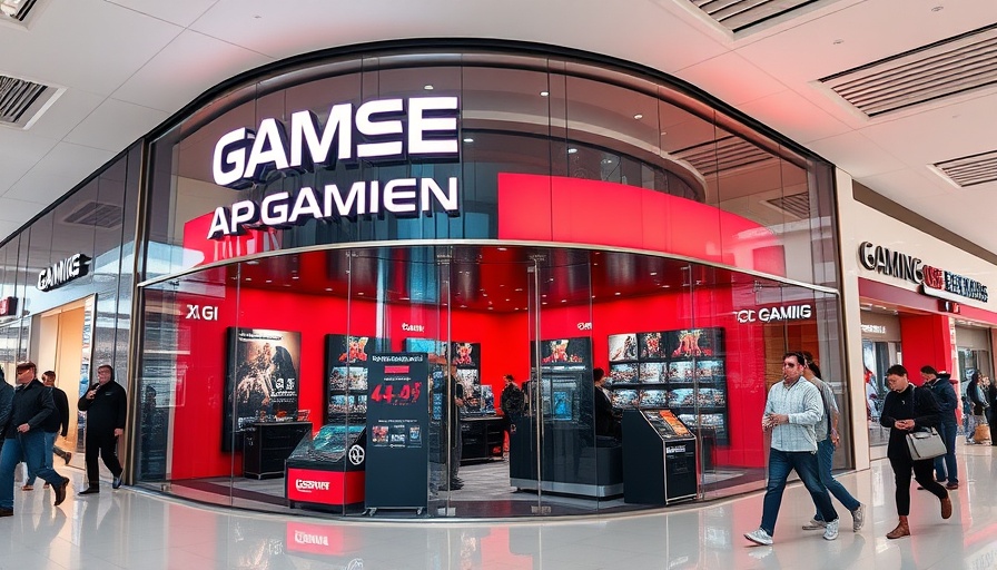 El Paso esports organization store in a mall