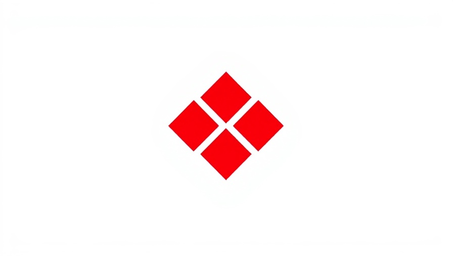 Heat pump logo symbolizing benefits of heat pumps, red and white.