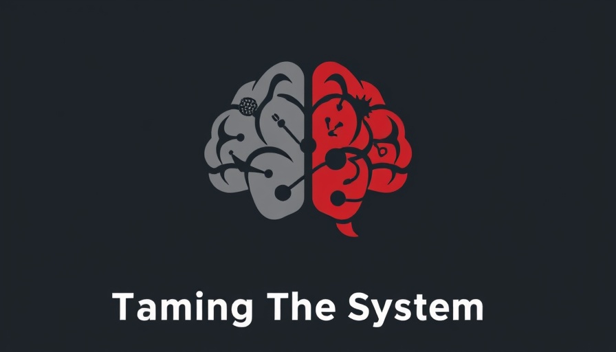 Conceptual brain with gaming symbols, text 'Gaming The System'.