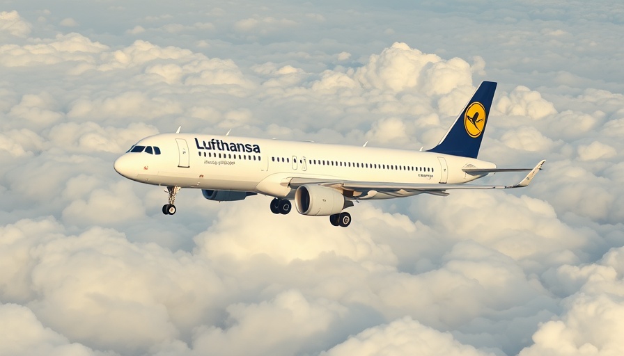Airbus A321 Lufthansa aircraft in flight.