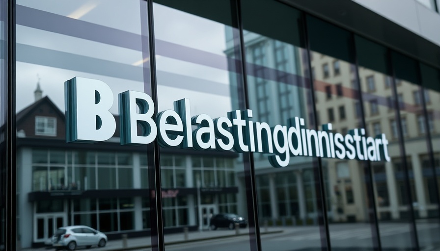Exterior of Belastingdienst building highlighting privacy risks.