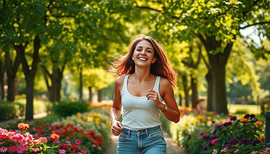 Controlling gas with walking in a vibrant park scene.
