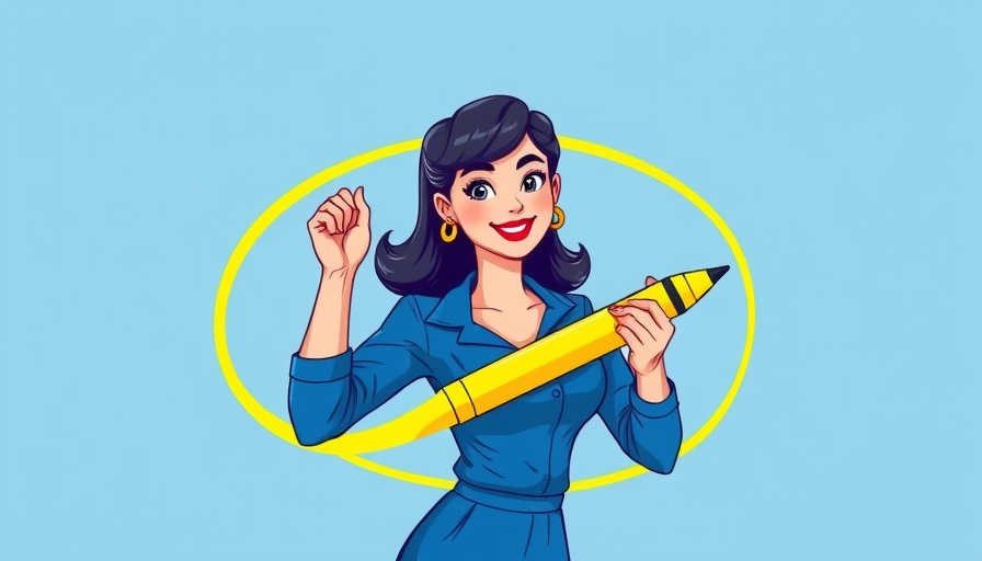 Woman drawing personal boundaries with a giant highlighter, setting boundaries makes you more valuable at work.
