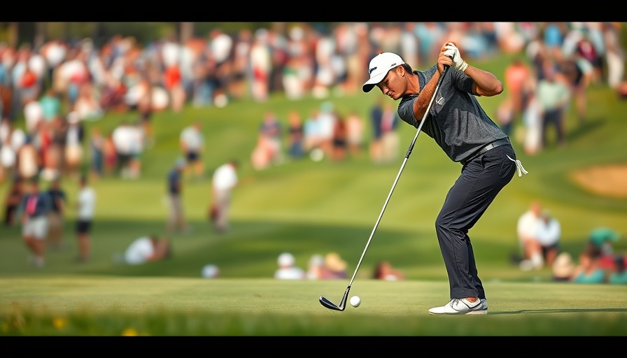 Golfer putting on green with crowd, 2025 Open Championship predictions.