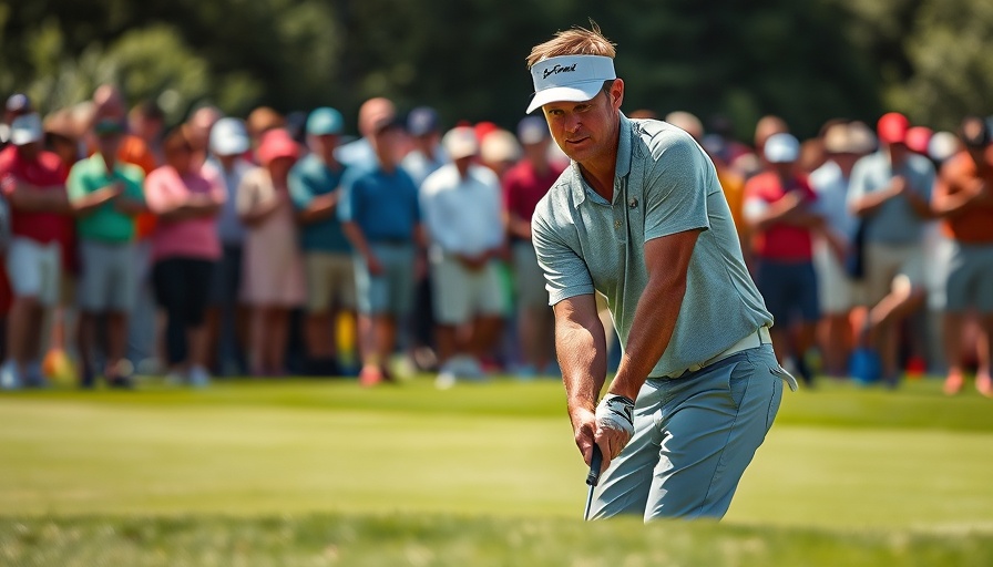 Focused golfer at Open Championship with predictions for 2025.