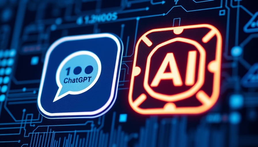 AI and job displacement concept with ChatGPT and AI logos.